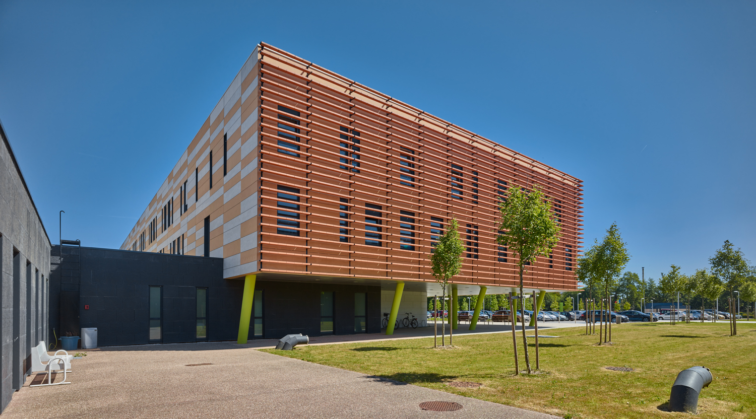 construction de l'hôpital Verneuil Sur Avre